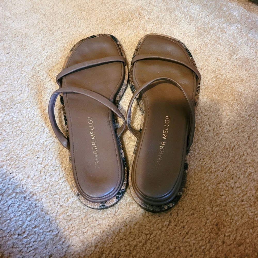 Women's size 37 Tamara Mellon sandals